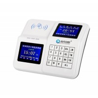 惠州高校食堂售飯機，學(xué)校飯?zhí)么翱谫u飯打卡機安裝