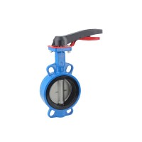 江蘇禾磊D71Fs對夾襯氟塑料蝶閥