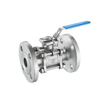 江蘇禾磊三片式高平臺法蘭球閥